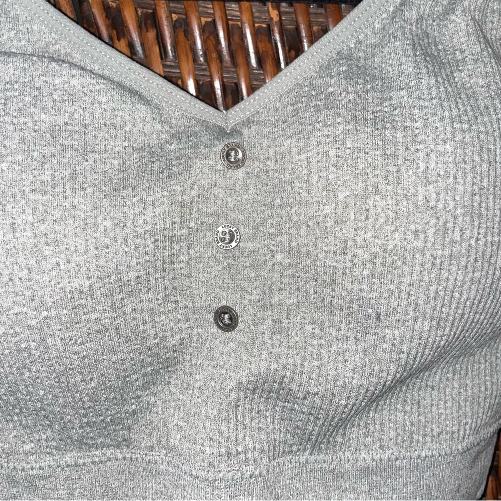 Lucky Brand grey bralette - Picture 3 of 5